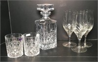 Marquis by Waterford Crystal Decanter & Glasses