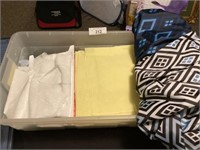 Tote of table cloths