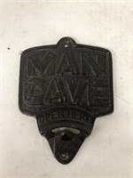 Man Cave Cast Iron Bottle Opener