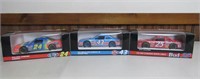 3 Revell Diecast Stock Car Replicas