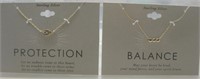 Sterling Silver "Balance" & "Protection" Necklaces