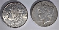 1900 BU MORGAN DOLLAR & 1935-S