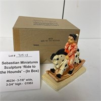 Sebastian Miniatures 'Ride to the Hounds' w/Box