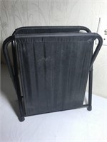 Black Fabric Folding Basket