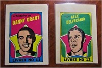 Carte de Hockey vintage de Danny Grant et Alex
