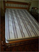 Maple headboard and footboard full size bed