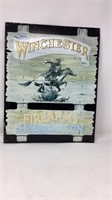 Winchester Firearms Metal Sign 16"x12.75"
