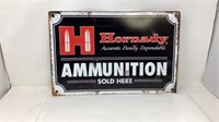 Hornady Ammunition Metal Sign 17.5"x12"