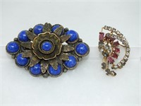 TWO ANTIQUE BROOCHES