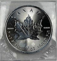 2016 Silver 1oz Maple Leaf, Canada .9999