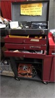 Tool Locker rolling workstation and contents