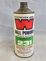 Vintage Winchester Western Ball Powder Can
