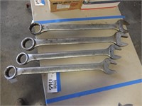 (4) Heavy Duty Proto Wrenches