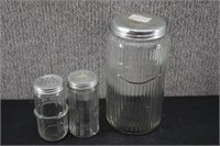 Hoosier Sellers Coffee Jar & 2 Spice Jars