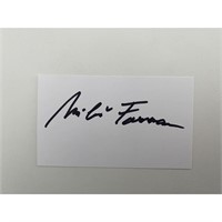 Miloš Forman original signature