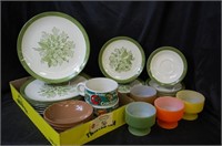 Mount Clemens China Set and mid century Dishes