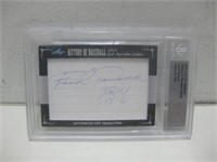 Leaf Cut Signature Frank Tanana Card W/ COA