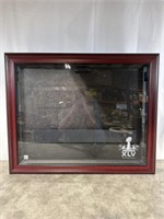 Super Bowl XLV framed shadowbox jersey holder