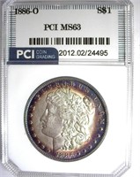 1886-O Morgan PCI MS-63 LISTS FOR $3850