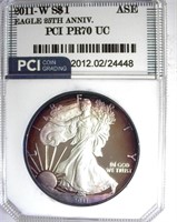 2011-W Silver Eagle PCI PR-70 UCAM $125 GUIDE