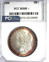 1886 Morgan PCI MS-66+ LISTS FOR $950
