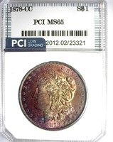1878-CC Morgan PCI MS-65 LISTS FOR $2500