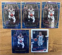 Lot of 5 2020-2021 Russell Westbrook NBA cards