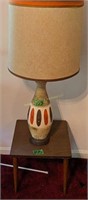 Mcm Ceramic Table Lamp 35 Tall, Mcm Plant Stand