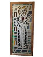 Large Stained Glass Art Panel