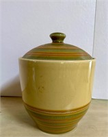 Large Lidded Ceramic Jar with Lid