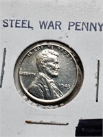 BU 1943 Steel Wheat Penny