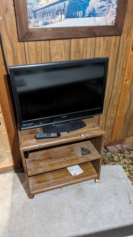 32" TV WITH STAND