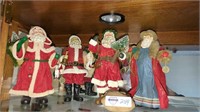 clothtique Santa figures