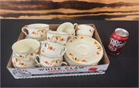 Autumn Leaf  Cups and Saucers