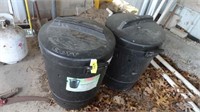 (2) Gott Rubbermaid Refuse Containers