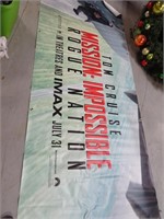 Large 10ft x 4ft Movie Banner Mission Impossible
