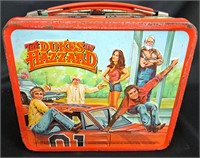 VINTAGE DUKES OF HAZZARD METAL LUNCH BOX