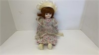 Hand-painted bisque porcelain doll