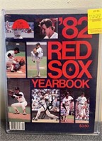 Jim Rice Autographed 82 Red Sox Yearbook w/COA