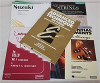 12 Cello Lesson Books, No Duplicate Books