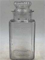 Vintage Kis-me gum counter display jar