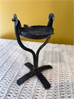 Primitive 5 1/2” Betty Lamp - Cast Iron