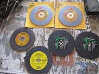 abrasive blades incl: 2 new dewalts