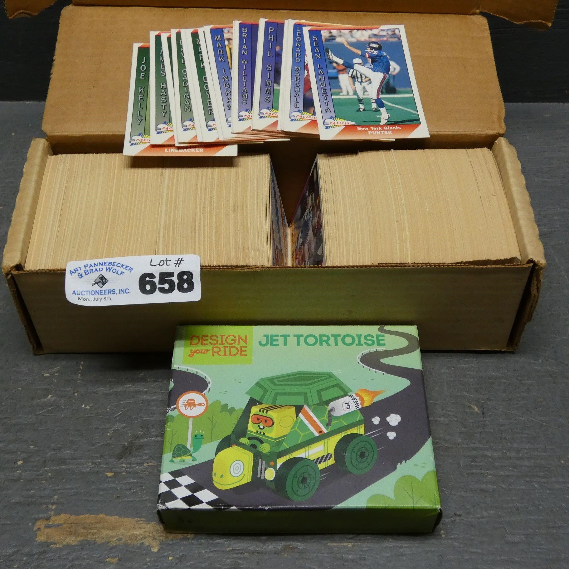 Various 1991 Pacific Football Cards, Jet Tortoise