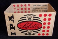 Vintage Labatt's IPA beer case.