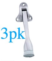 3pk  Down Door Holder - Chrome ,Ives FS455 4 Kick