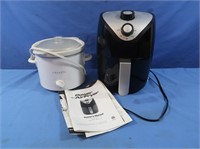 Crock-Pot, Power Air Fryer w/Manual (like new)