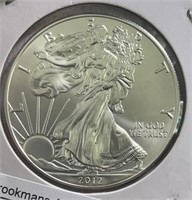 2012 American Eagle Silver GEM BU