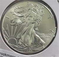 2012 American Eagle Silver GEM BU