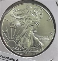 2012 American Eagle Silver GEM BU